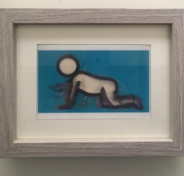 Julian Opie (1958-) 3D Lenticular Moving Image, In Colours ‘Dino Crawling’ Framed, 2012 - 4