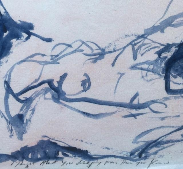 Tracey Emin (b1963) "I Thought About You Deeply More Than You Know", Silk Print, Framed, 2017 - 6