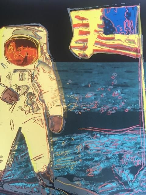 Andy Warhol (1928-87) Moonwalk F S 404 Yellow, Silkscreen In Colours On Lenox Museum Board, 1987 - 10