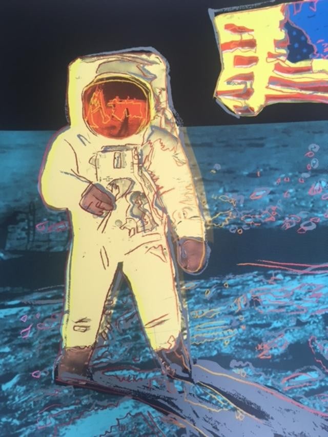 Andy Warhol (1928-87) Moonwalk F S 404 Yellow, Silkscreen In Colours On Lenox Museum Board, 1987 - 2