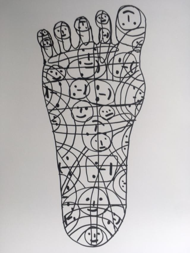 David Shrigley OBE (b 1968)‘Complexity of The Foot’ Offset Lithograph, Ltd Edition of 35 - 4