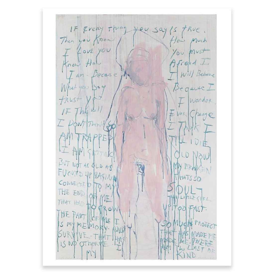 Tracey Emin I Am The Last of My Kind, Original Tube, RA, 80 x 60 cm Not Signed: Title: Tracey Emin I Am The Last of My Kind, Original Tube, RA, 80 x 60 cm Not Signed Description: Limited edition ORIGINAL Poster in Original Tube. FREE POST WORLDWIDE Condition: New