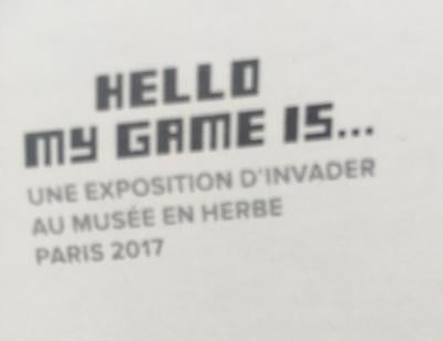 Invader (B France) "Hello My Game Is" 2017 Invasion Musee En Herbe In Paris, 15 Invader Postcard... - 11