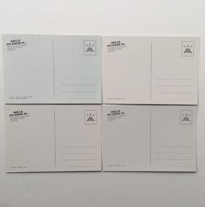 Invader (B France) "Hello My Game Is" 2017 Invasion Musee En Herbe In Paris, 15 Invader Postcard... - 4