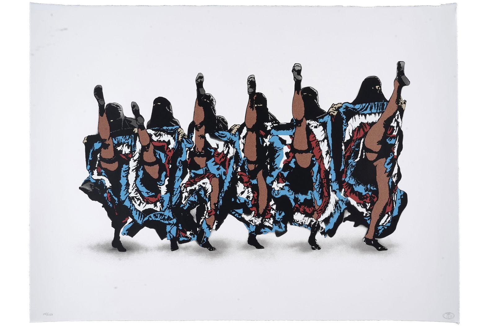 Nick Walker (b 1969) ‘Coran-Can’, Large Screenprint Editioned, Signed With COA, 2010: Title: Nick Walker (b 1969) ‘Coran-Can’, Large Screenprint Editioned, Signed With COA, 2010 Description: NICK WALKER (b 1969) ‘CORAN-CAN’, Large Screenprint Editioned,