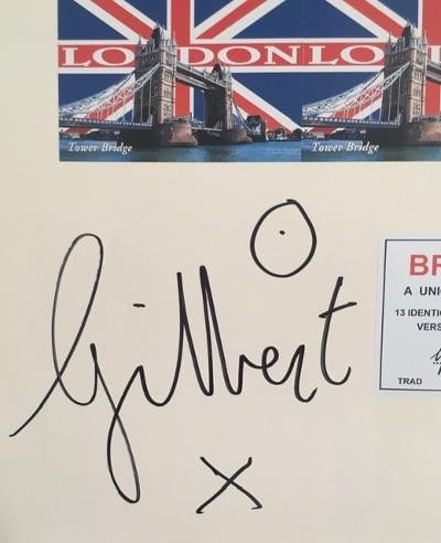 Gilbert & George (b.1943 & 42) Italian & British, Signed,Time Out London, Bridge Flagsky Ltd Ed 2... - 4