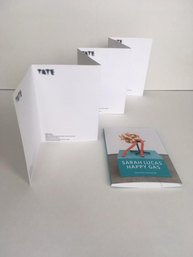 Sarah Lucas (b 1962) ‘Bunny Series’, Concertina Postcard Book, Happy Gas Exhibition, Dis - 5