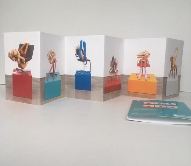 Sarah Lucas (b 1962) ‘Bunny Series’, Concertina Postcard Book, Happy Gas Exhibition, Dis - 8