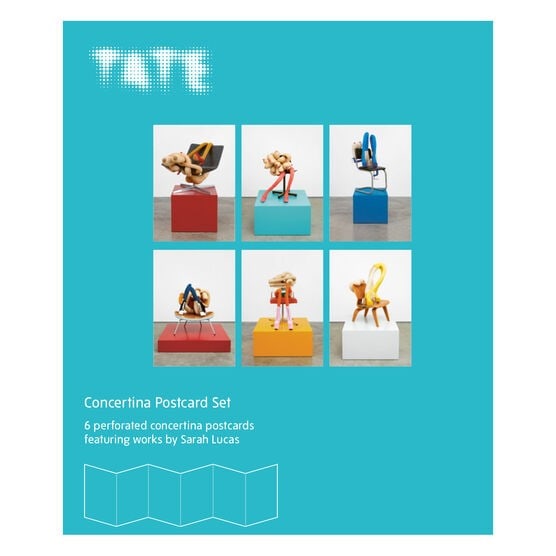 Sarah Lucas (b 1962) ‘Bunny Series’, Concertina Postcard Book, Happy Gas Exhibition, Dis - 9