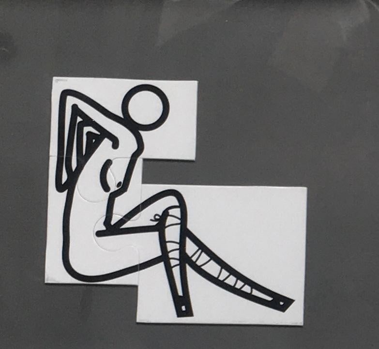 Julian Opie (1958-) ‘This Is Shahnoza’ In 3 Parts, Wooden Maquettes, Framed, 2008 - 10