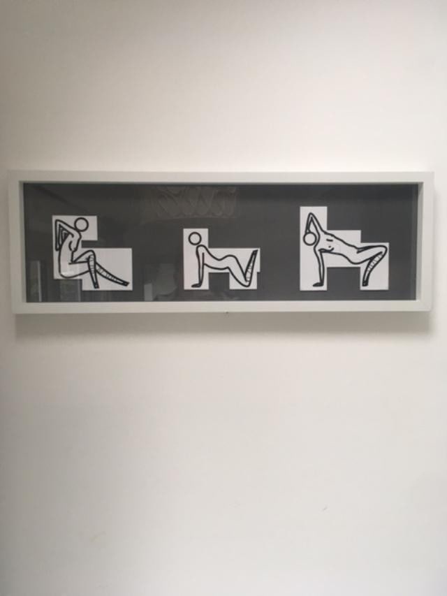 Julian Opie (1958-) ‘This Is Shahnoza’ In 3 Parts, Wooden Maquettes, Framed, 2008 - 2