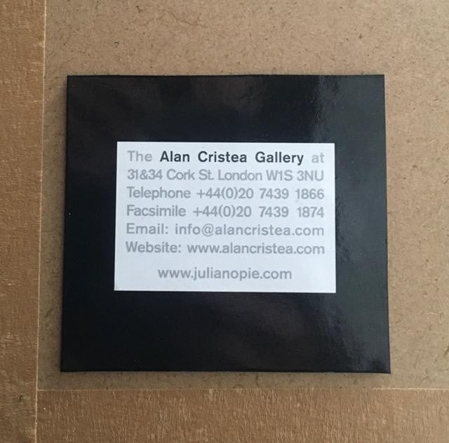 Julian Opie (1958-) ‘This Is Shahnoza’ In 3 Parts, Wooden Maquettes, Framed, 2008 - 8