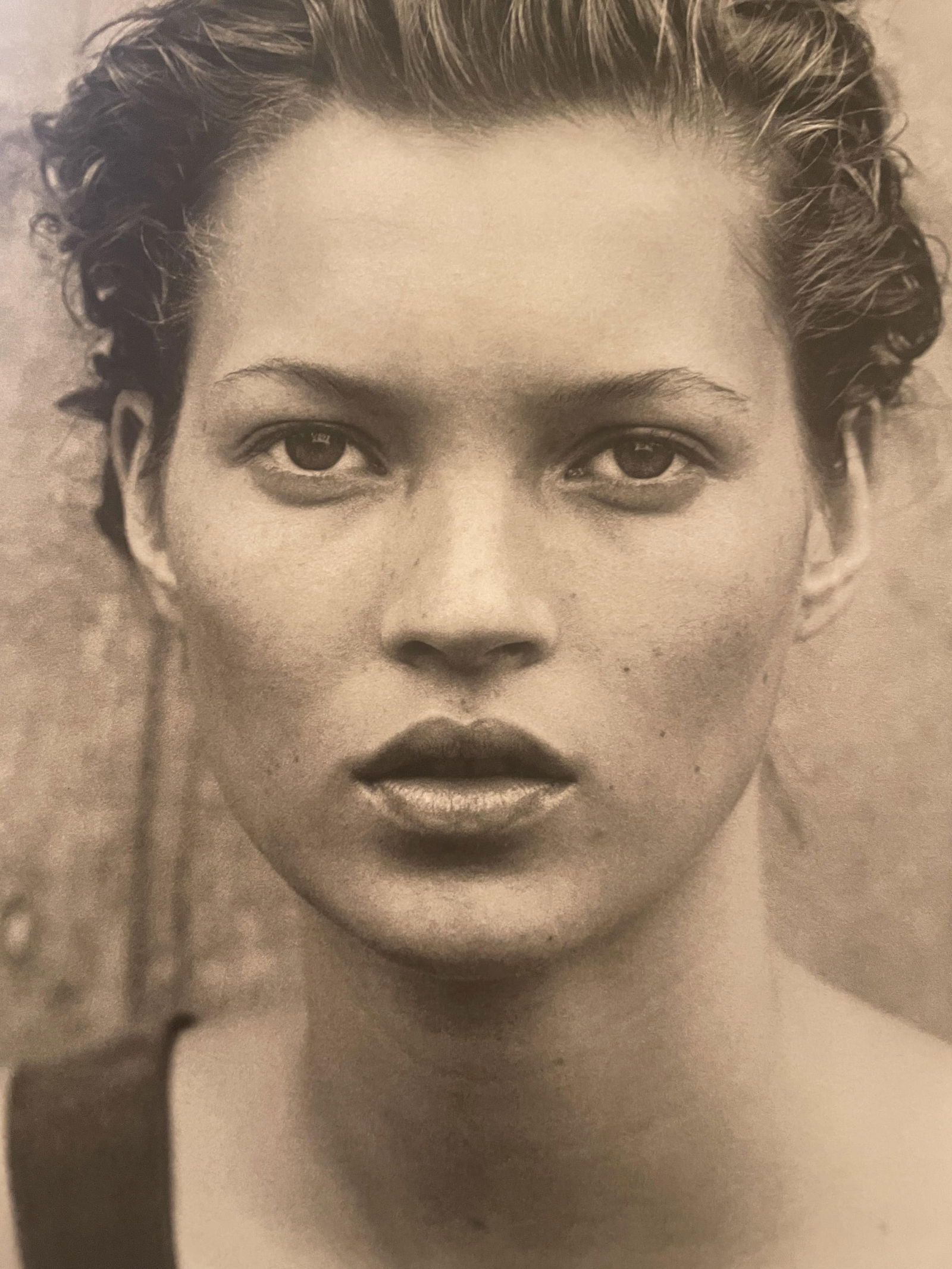 Kate Moss, Peter Lindbergh (b 1944-2019) New York, Large Portrait, Framed, 1994 - 12