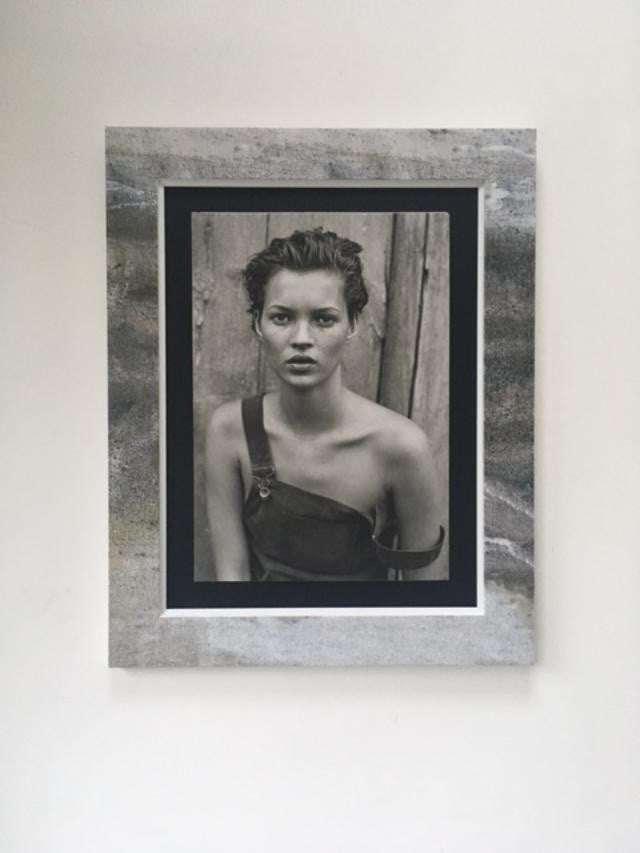 Kate Moss, Peter Lindbergh (b 1944-2019) New York, Large Portrait, Framed, 1994: Title: Kate Moss, Peter Lindbergh (b 1944-2019) New York, Large Portrait, Framed, 1994 Description: KATE MOSS, PETER LINDBERGH (b 1944-2019) NEW YORK, Portrait, Framed, 1994 Peter Lindbergh,