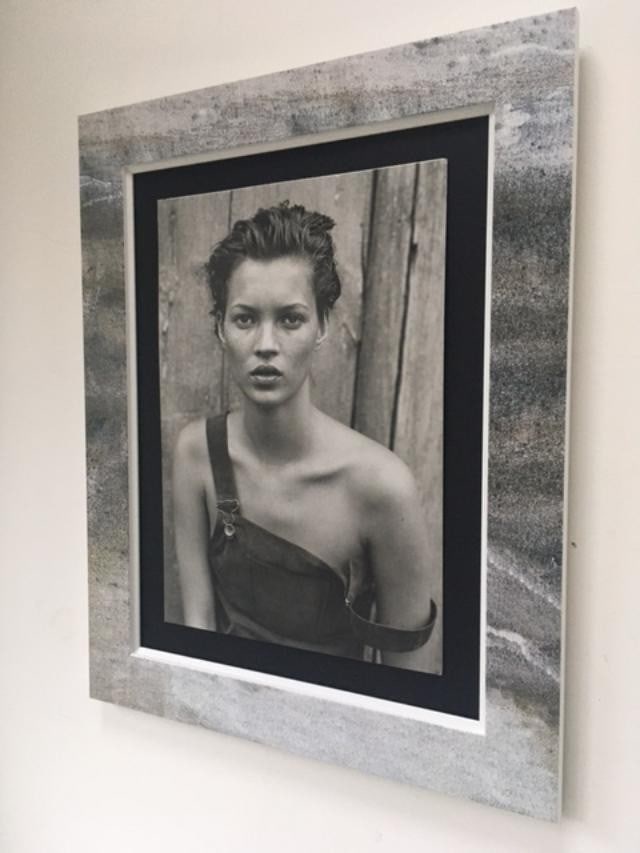 Kate Moss, Peter Lindbergh (b 1944-2019) New York, Large Portrait, Framed, 1994 - 3