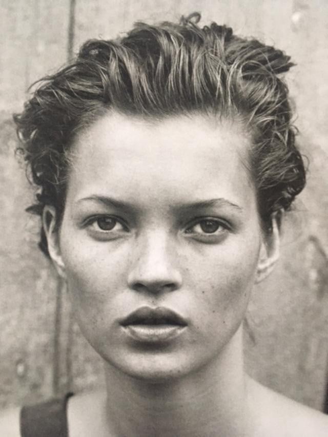 Kate Moss, Peter Lindbergh (b 1944-2019) New York, Large Portrait, Framed, 1994 - 5