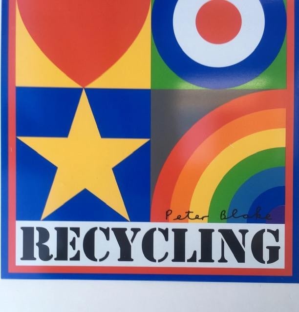 Peter Blake (b1932) I Love Recycling, Signed, Tin Plate, Signed, Certificate of Authenticity, 200... - 10
