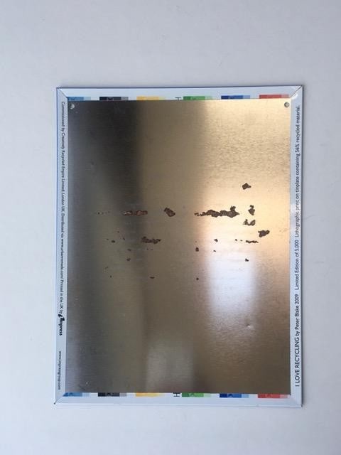 Peter Blake (b1932) I Love Recycling, Signed, Tin Plate, Signed, Certificate of Authenticity, 200... - 13
