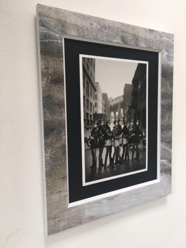 The Super Models, Peter Lindbergh (b 1944-2019) New York, Photo Shoot, Framed, B and W, 1994 - 6