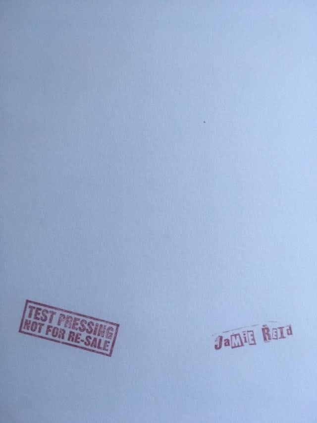 Jamie Reid (1947-23) ‘Untitled’ Abstract Print, Anarchy Moniker Within The Image, 30 x 4 - 2