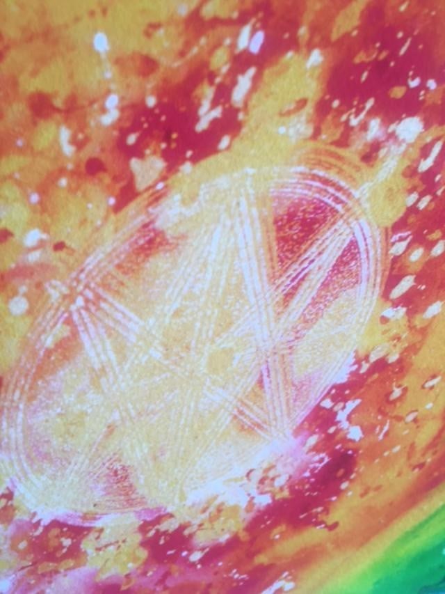 Jamie Reid (1947-23) ‘Untitled’ Abstract Print, Anarchy Moniker Within The Image, 30 x 4 - 3