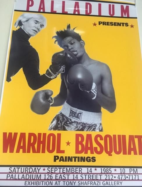 Basquiat, Andy Warhol (b 1928-87) Two ‘Four Hands’ Retro Bill Board Exhibition Offset Li - 6