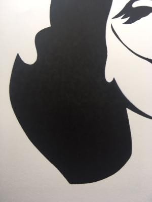 Pure Evil (British 1968-) Marlenes Lips De-constructed - Unique Offset Lithograph 2012 - 3