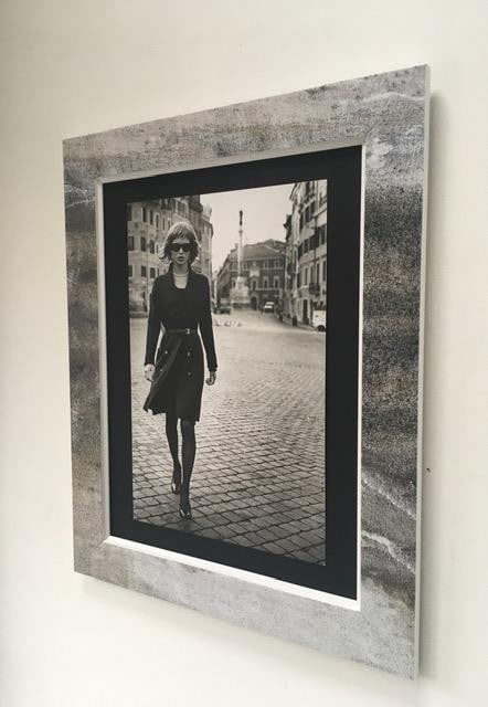 Kate Moss, Peter Lindbergh (b 1944-2019) Paris, Framed, B and W, Photo, 1994 - 3