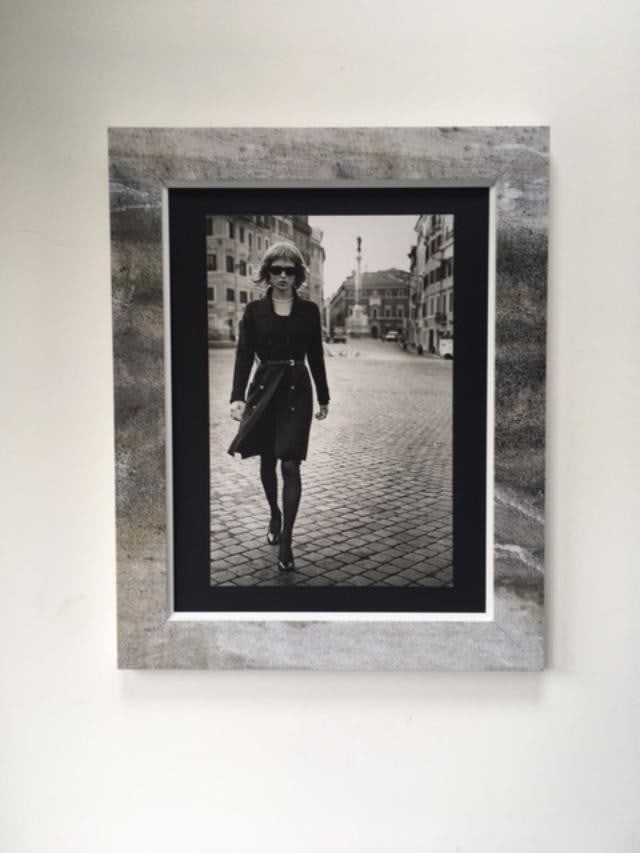 Kate Moss, Peter Lindbergh (b 1944-2019) Paris, Framed, B and W, Photo, 1994 - 6