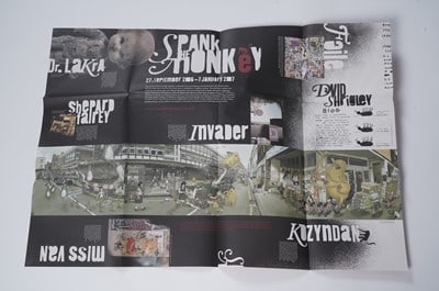 "Spank The Monkey" Shrigley, Invader, Shepard Fairey, Miss Van - Baltic Exhibition Box Set, 2006 - 5