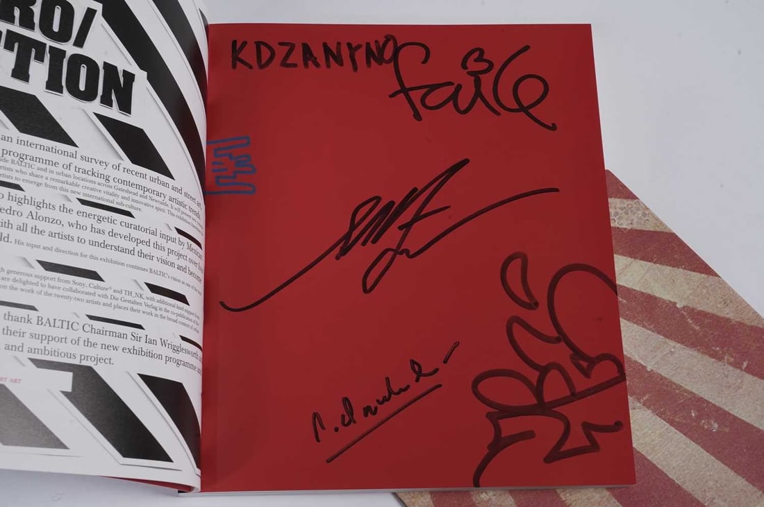 "Spank The Monkey" Shrigley, Invader, Shepard Fairey, Miss Van - Baltic Exhibition Box Set, 2006 - 6