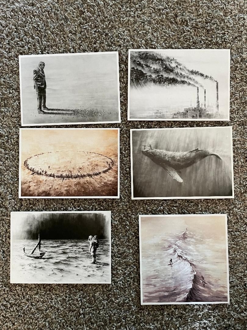 Pejac (b 1977) Complete Set ‘Mini Print Lottery Postcards’ Limited Edition, Discontinued - 3