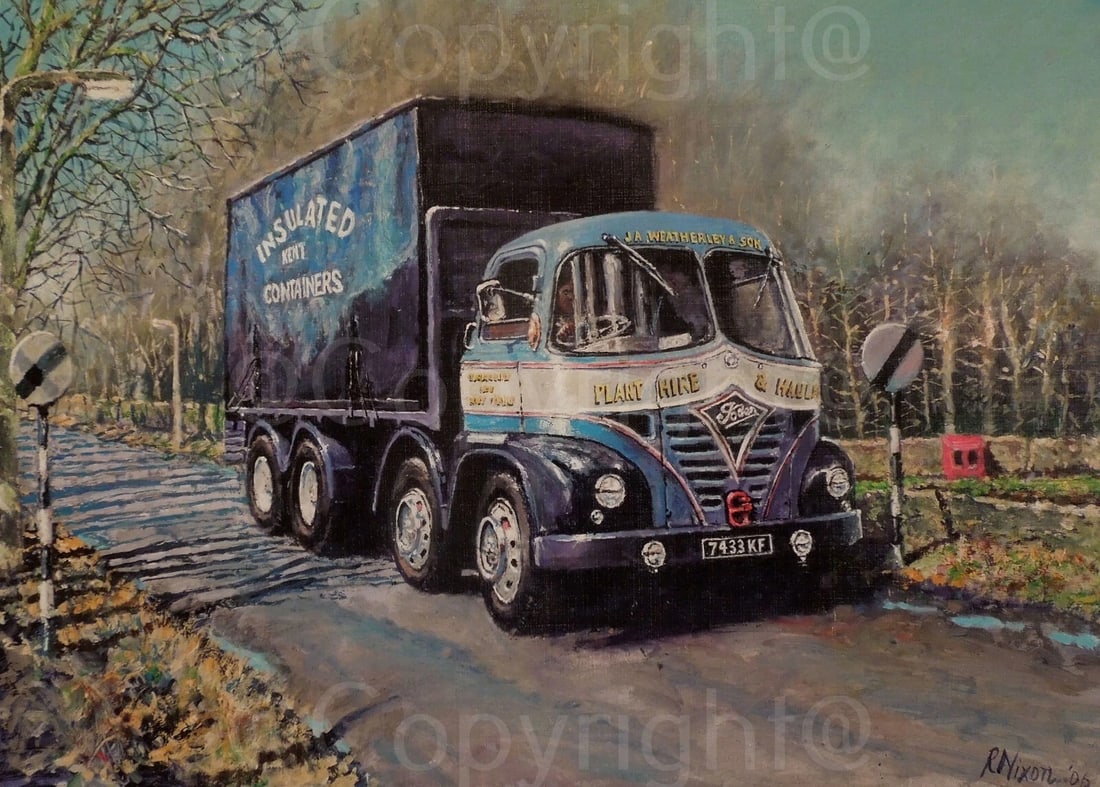 Foden Eight Wheeler Flatbed 1950's British Lorries Trucks & Vans Metal Wall Art: Title: Foden Eight Wheeler Flatbed 1950's British Lorries Trucks & Vans Metal Wall Art Description: ★ Approx Size 12” x 8” (Inches) 300 x 200 (mm).