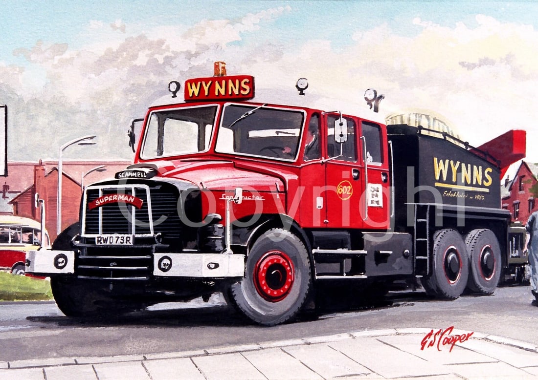 Scammell Superman Heavy Haulage Tractor Unit - Wynns Metal Wall Art: Title: Scammell Superman Heavy Haulage Tractor Unit - Wynns Metal Wall Art Description: ★ Approx Size 12” x 8” (Inches) 300 x 200 (mm). ★ Ou