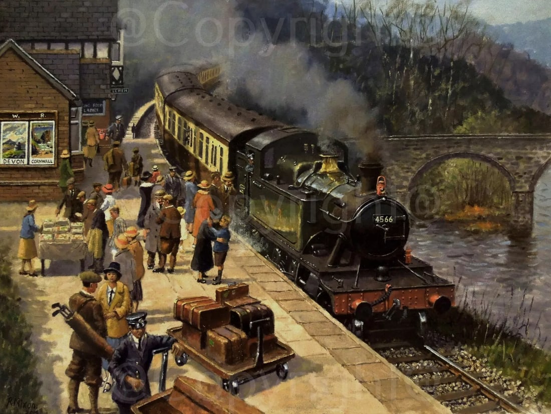 The Llangollen Railway Station Nostalgic Iconic Steam Train Metal Wall Art: Title: The Llangollen Railway Station Nostalgic Iconic Steam Train Metal Wall Art Description: ★ Approx Size 12” x 8” (Inches) 300 x 200 (mm). 