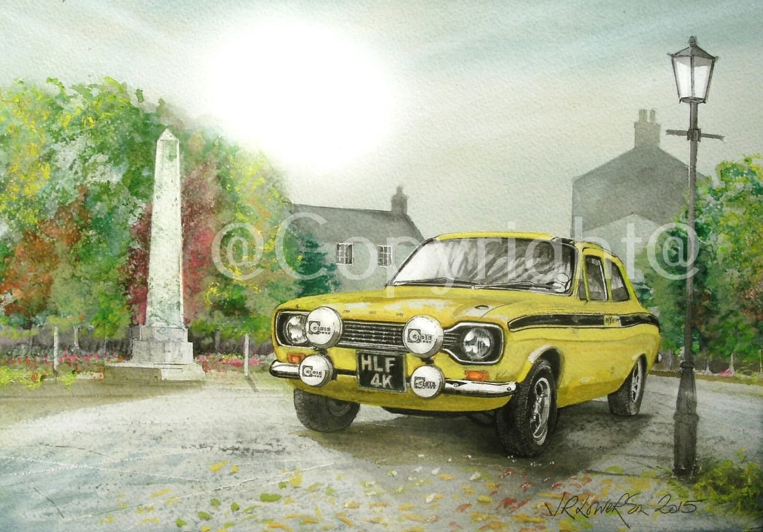 Ford Escort 1970's Mexico MK1 Nostalgic British Car Large Metal Wall Art: Title: Ford Escort 1970's Mexico MK1 Nostalgic British Car Large Metal Wall Art Description: ★ Approx Size 12” x 8” (Inches) 300 x 200 (mm). ύ