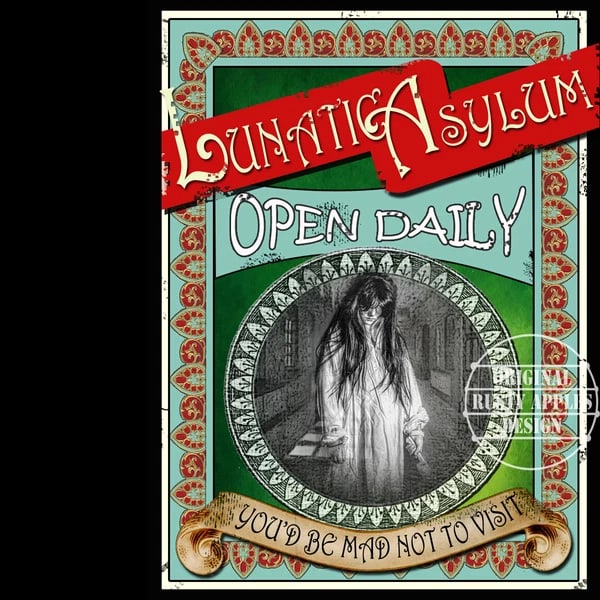 Share Victorian Life Of The Insane The Lunatic Asylum Metal Wall Art: Title: Share Victorian Life Of The Insane The Lunatic Asylum Metal Wall Art Description: ★ Approx Size 12” x 8” (Inches) 300 x 200 (mm). ★ Our Metal Art Design Comes