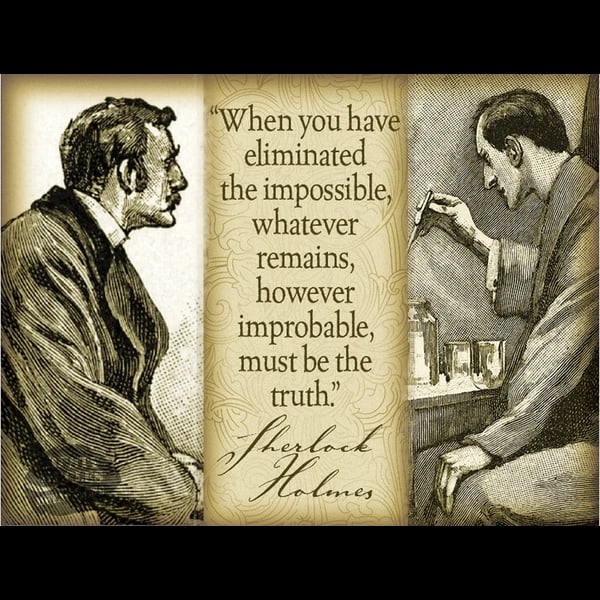 The World of Sherlock Holmes and Dr Watson Famous Quote Large Metal Wall Art-5: Title: The World of Sherlock Holmes and Dr Watson Famous Quote Large Metal Wall Art-5 Description: ★ Approx Size 12” x 8” (Inches) 300 x 200 (mm). ★ Ou