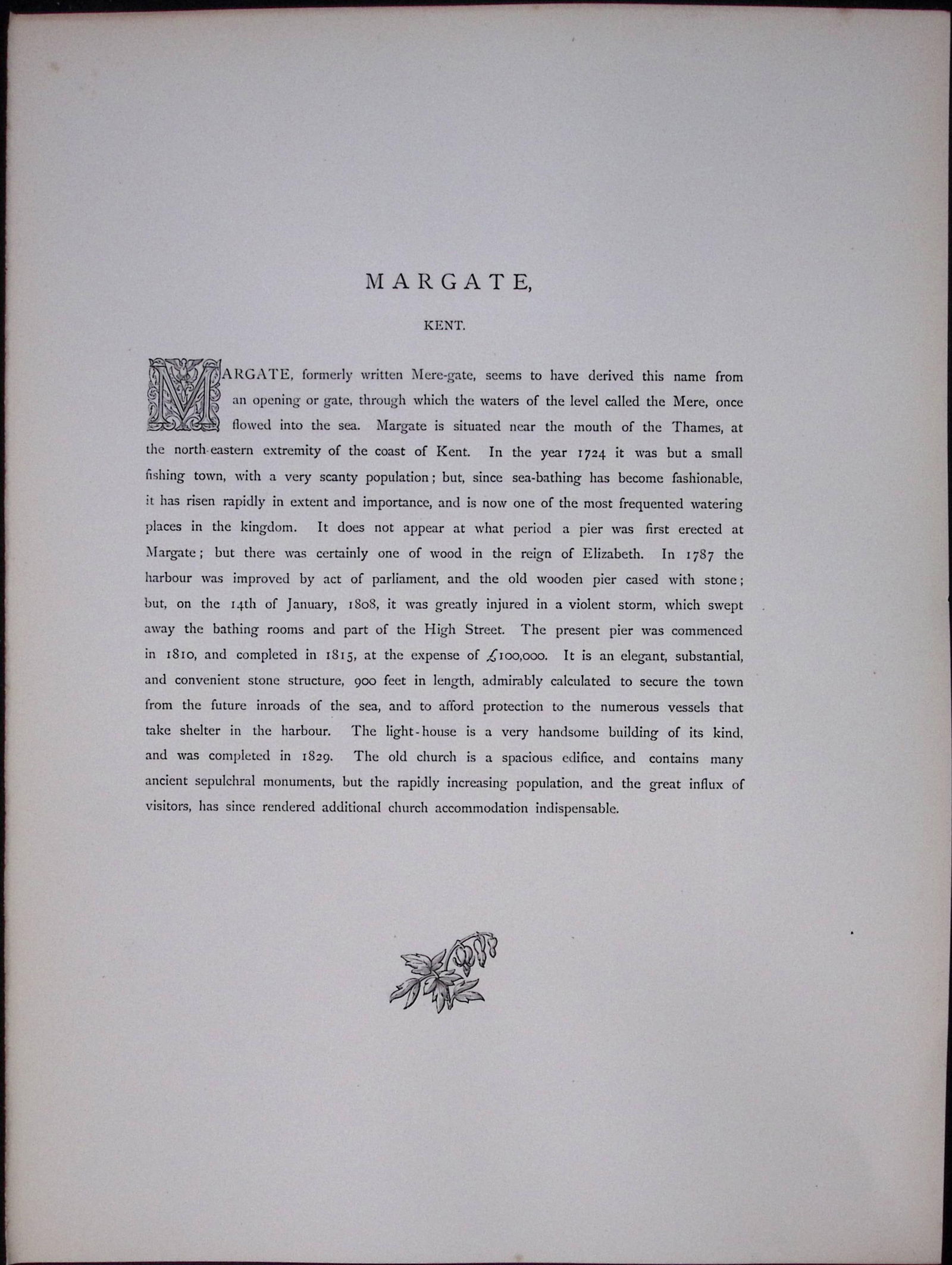 J.M.W Turner Rare “Margate Kent” 1873 Picturesque Views in England-13 - 2