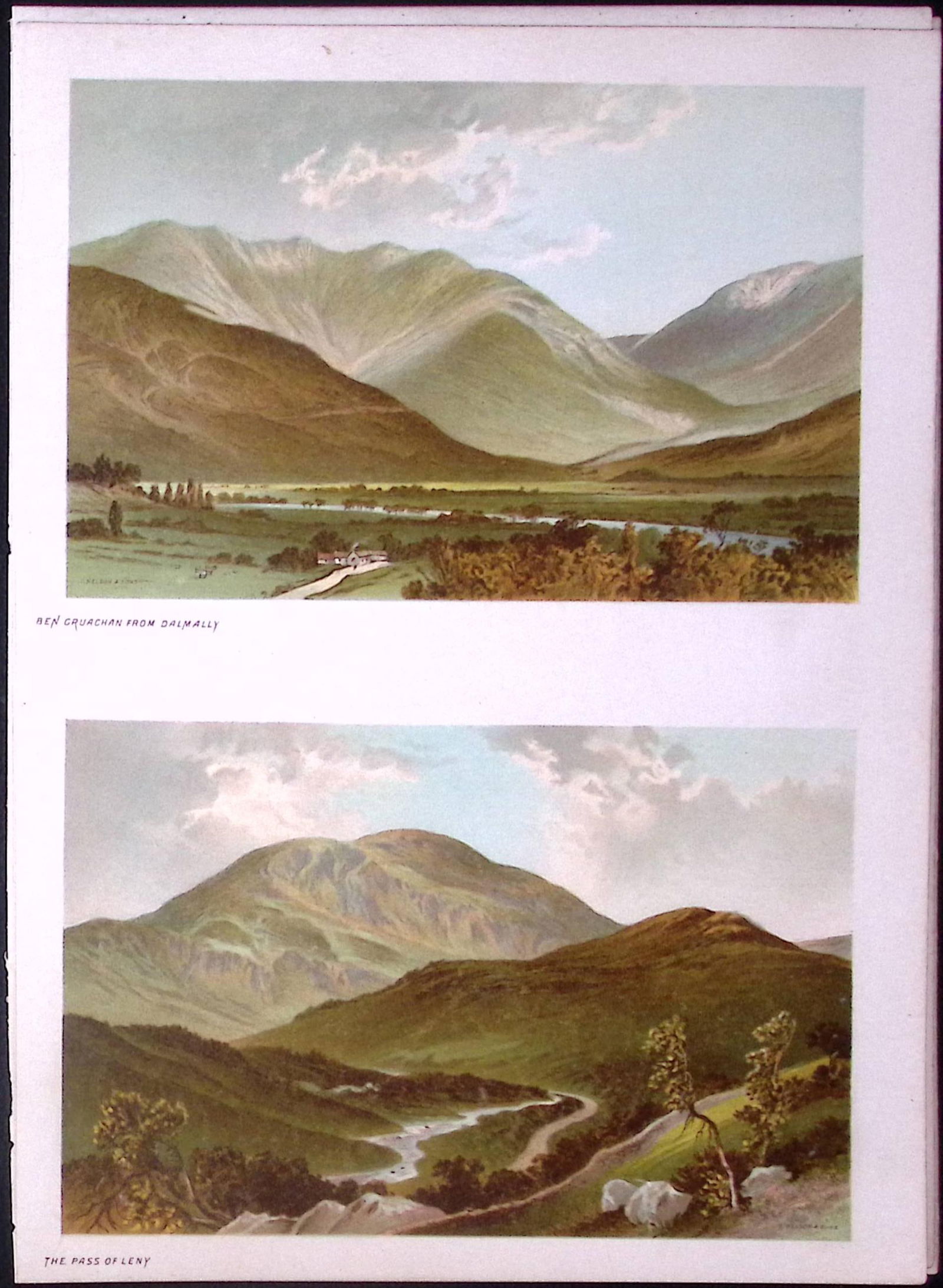 Scotland The Highlands Pass of Leny & Ben Cruachan Antique Print-43: Title: Scotland The Highlands Pass of Leny & Ben Cruachan Antique Print-43 Description: This Antique Illustration Has Been Removed from a First Edition of. Souvenir Of Scotland.