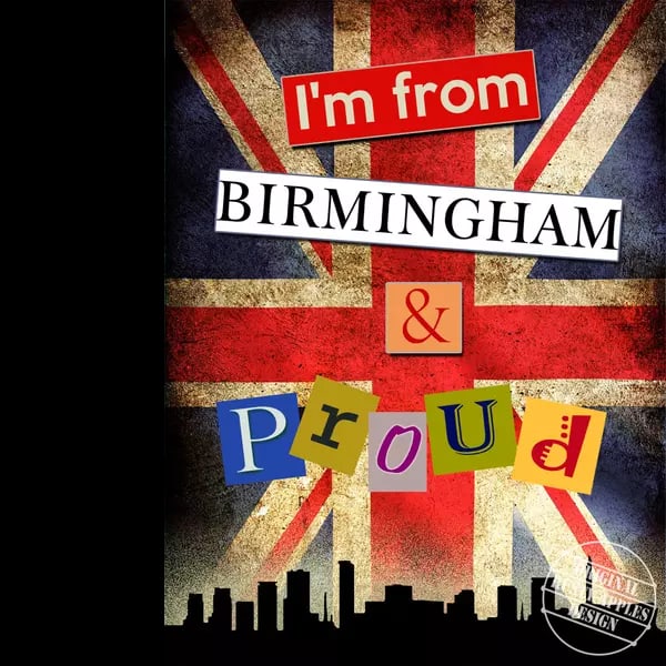 I'm From Birmingham And Proud Metal Wall Art: Title: I'm From Birmingham And Proud Metal Wall Art Description: ★ Approx Size 12” x 8” (Inches) 300 x 200 (mm). ★ Our Metal Art Design Come