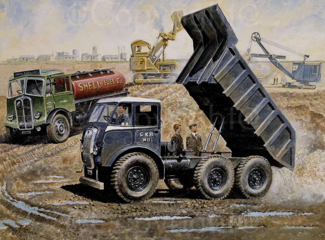 Foden DG Tipper Vintage 1930's British Lorries Trucks & Vans Metal Wall Art: Title: Foden DG Tipper Vintage 1930's British Lorries Trucks & Vans Metal Wall Art Description: ★ Approx Size 12” x 8” (Inches) 300 x 200 (mm).