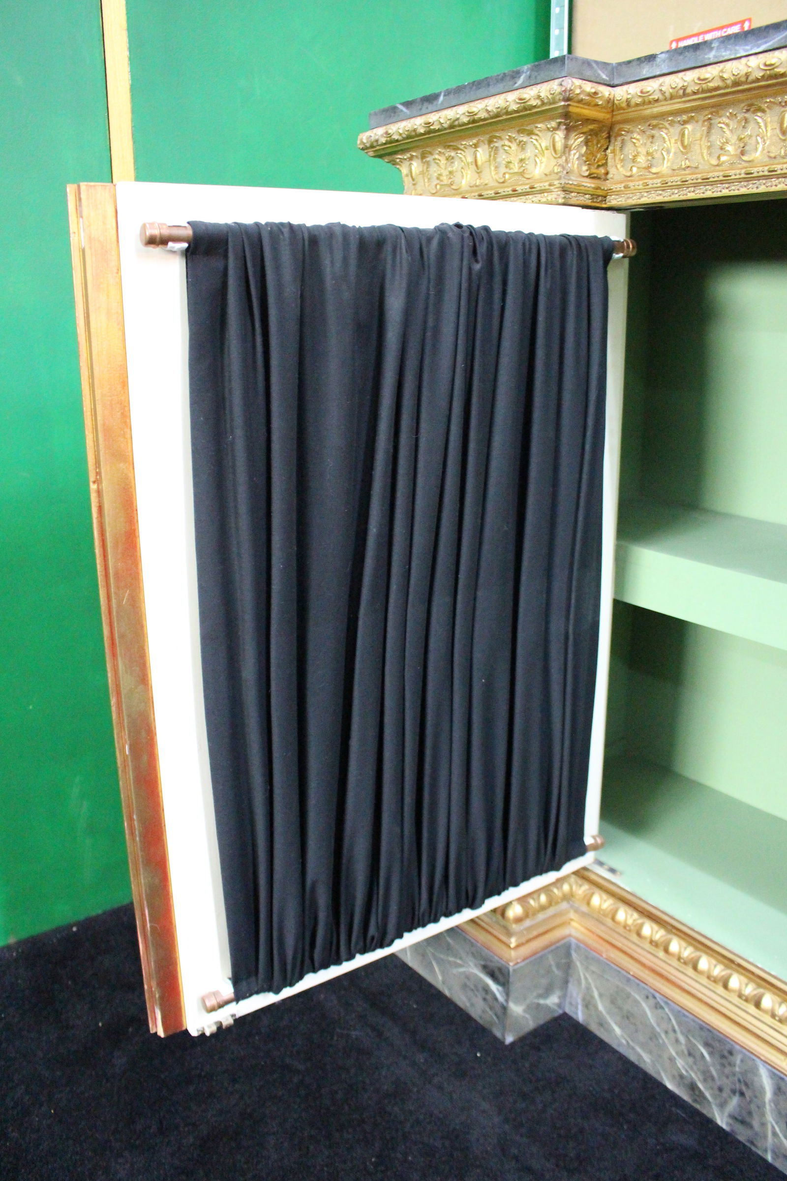 Impressive Neoclassical-Style Painted and Gilt Credenza - 12