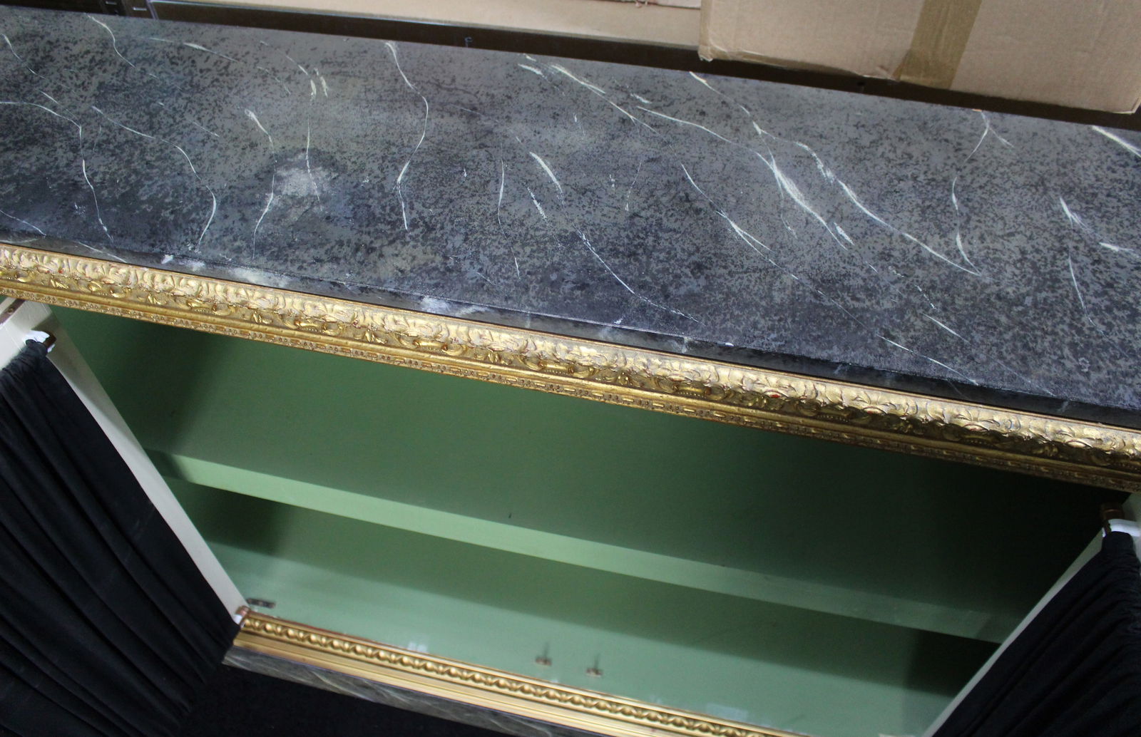 Impressive Neoclassical-Style Painted and Gilt Credenza - 16