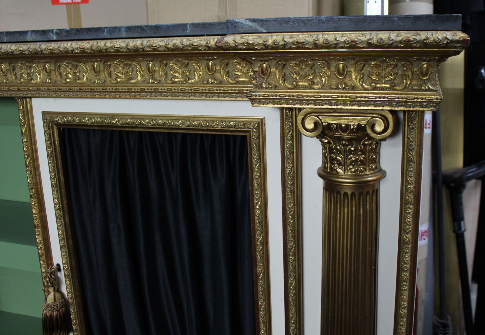 Impressive Neoclassical-Style Painted and Gilt Credenza - 18
