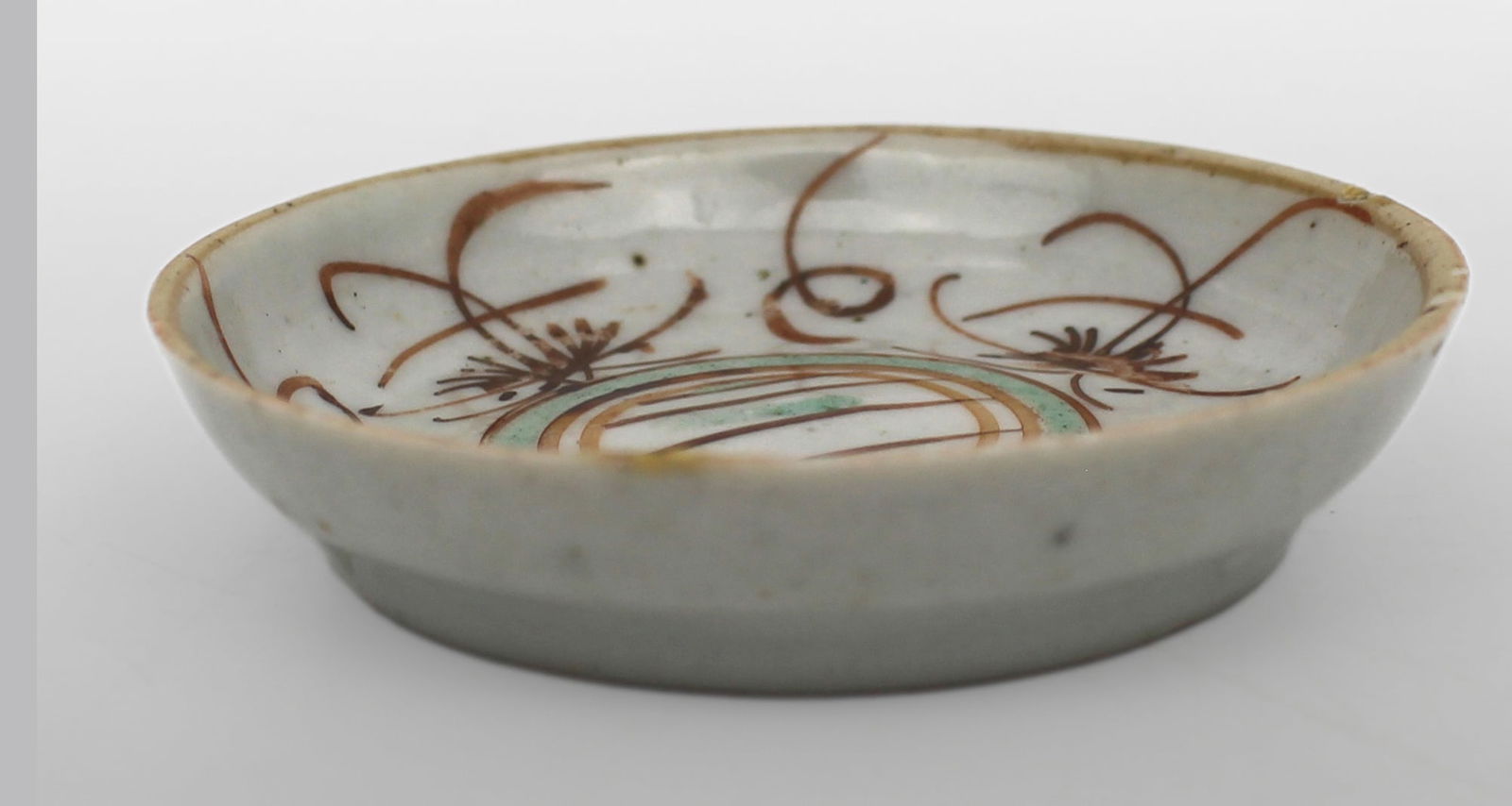 Japanese Oribe-Type Mino Ware Dish, Edo Period - 3