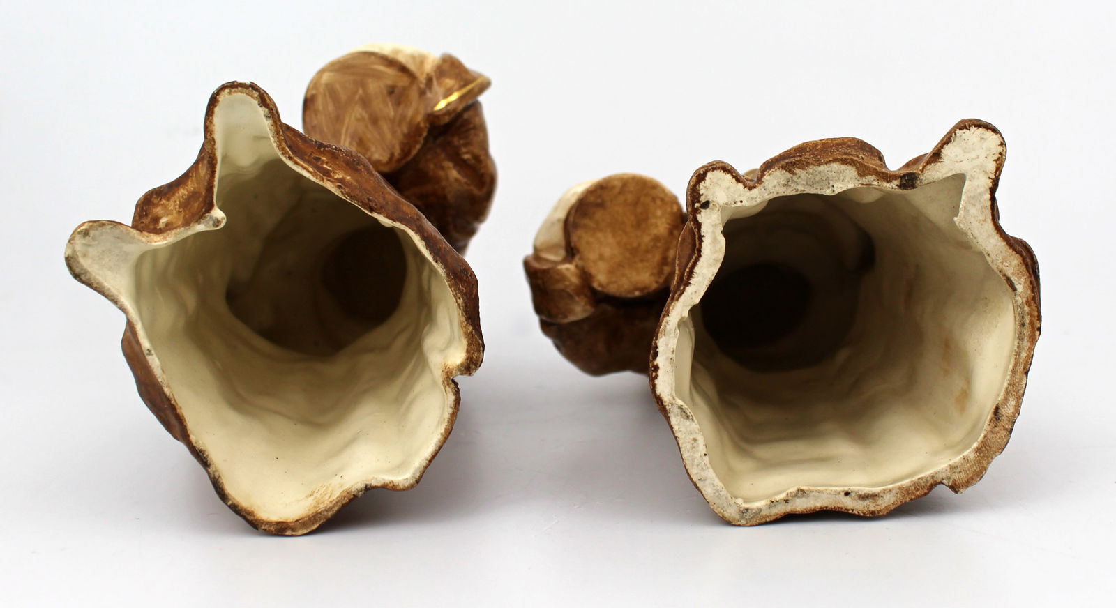 Pair of Early 20th Century Austrian Ceramic Monk Figures - 3