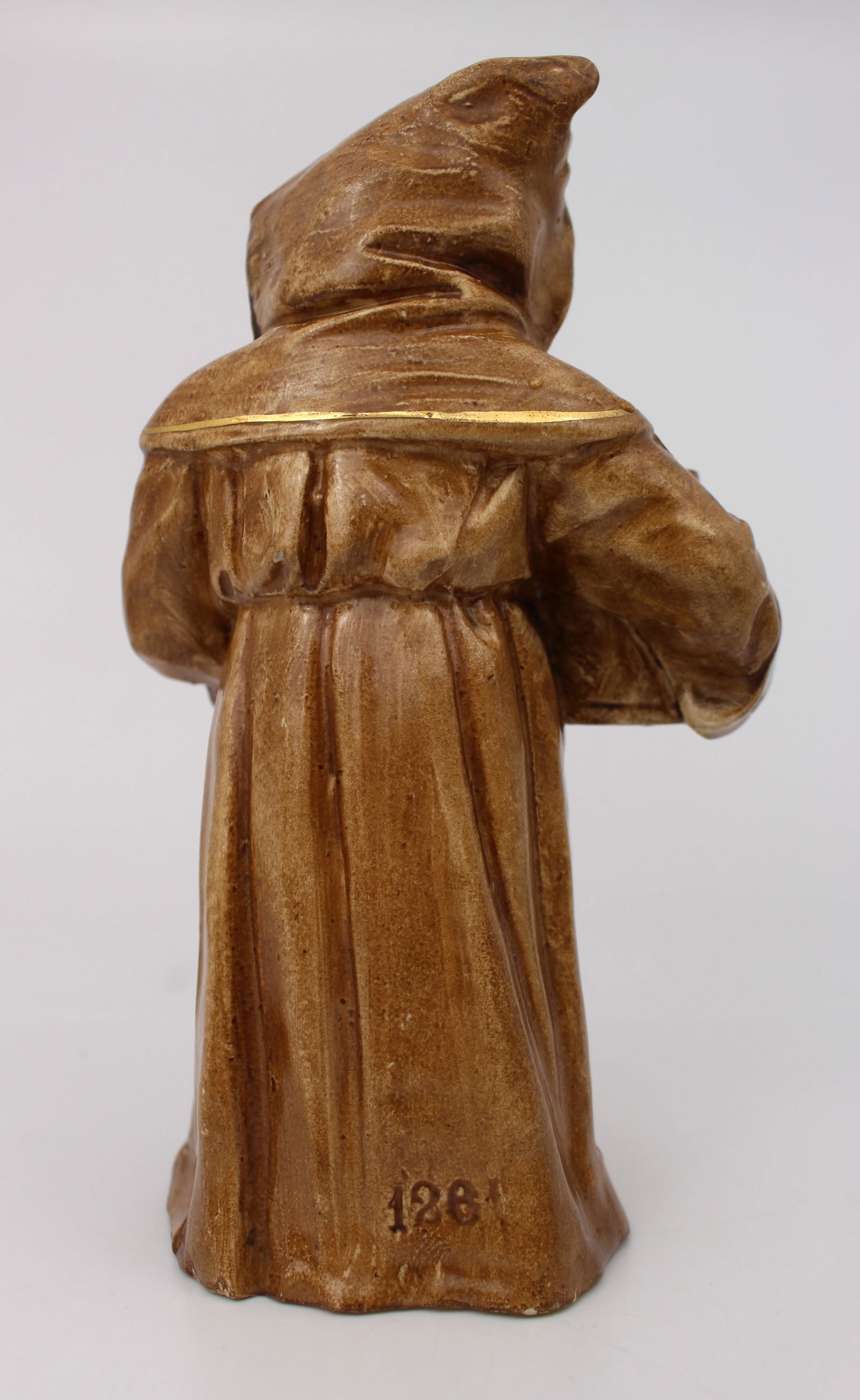 Pair of Early 20th Century Austrian Ceramic Monk Figures - 7