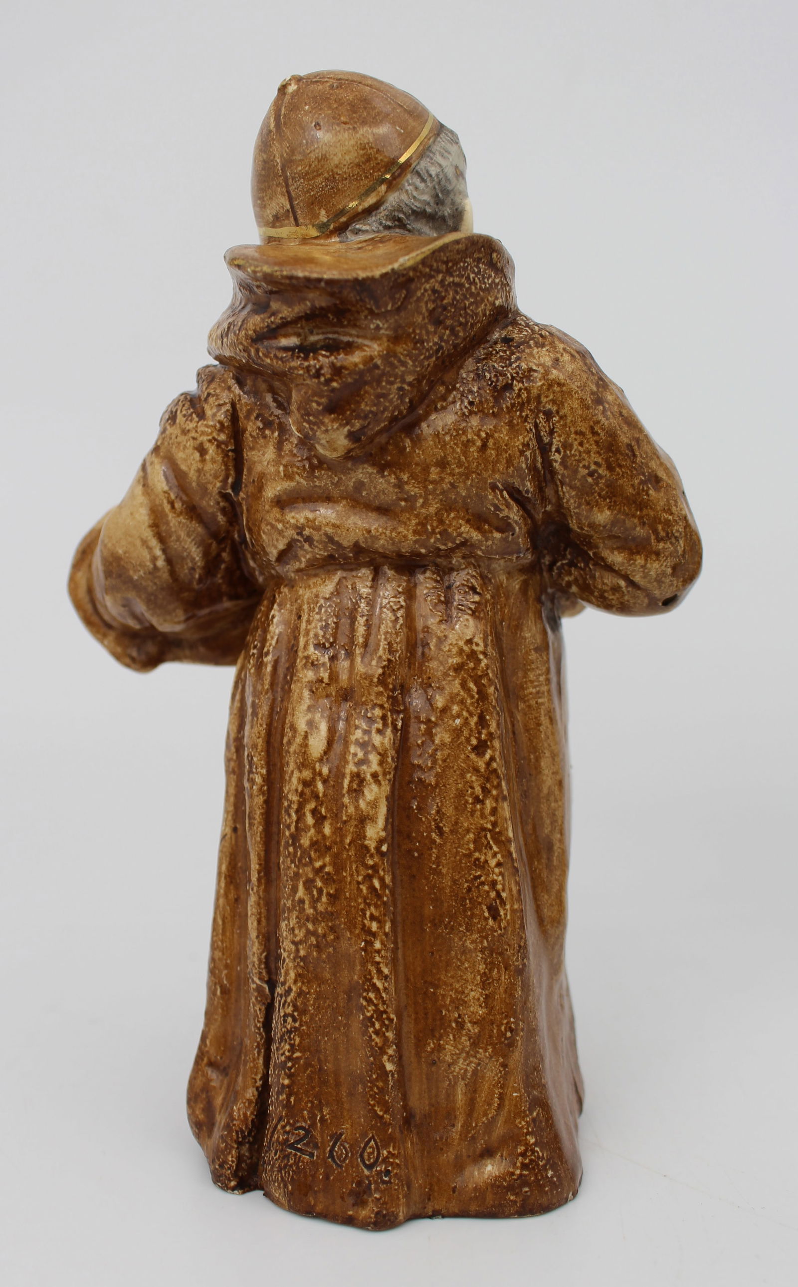 Pair of Early 20th Century Austrian Ceramic Monk Figures - 9