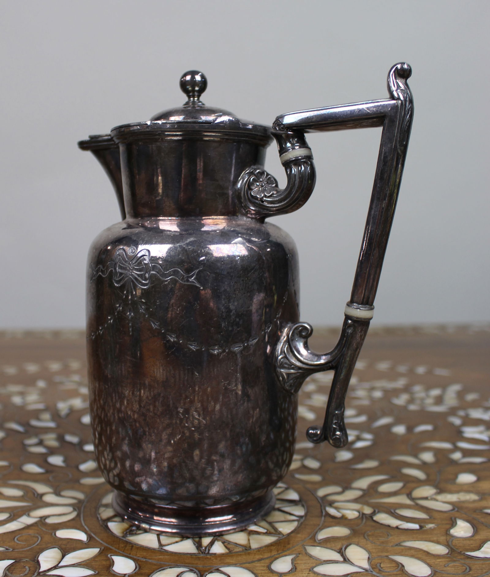 Victorian Silver-Plated Lidded Jug by Mappin & Webb - 2